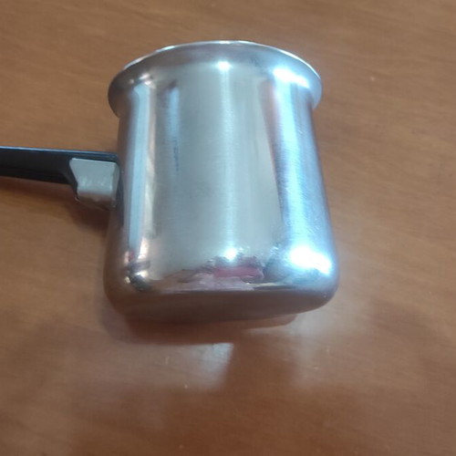Large inox briki for camping stove like new
