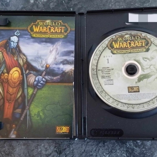 PC Game DVD World of Warcraft The Burning Crusade Expansion Set