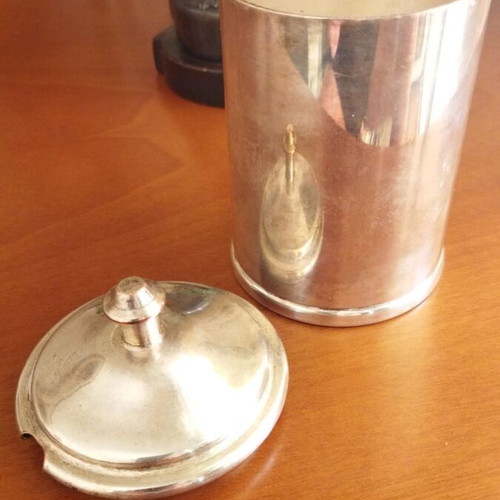 Silver Plated sugar bowl used, Apolo house Brazil