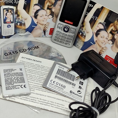 Sharp GX15 Vodafone vintage mobile phone like new, 2004 model