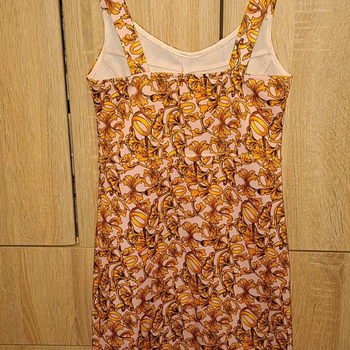 Pink Woman dress XS, sleeveless floral print