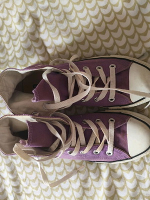 Converse All Star αθλητικά μεταχειρισμένα, μωβ, νούμερο 38