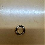 Δαχτυλίδι ασήμι 925,επιχρυσωμένο.