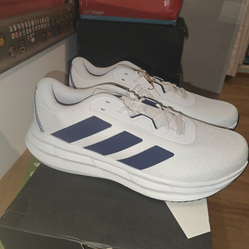 Adidas Galaxy 7 running shoes new with tags, size 44, white and blue