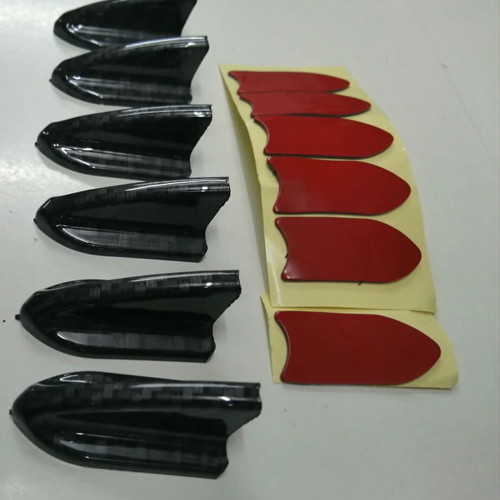 Shark Fin Vortex Generators New Carbon Fiber Look ABS