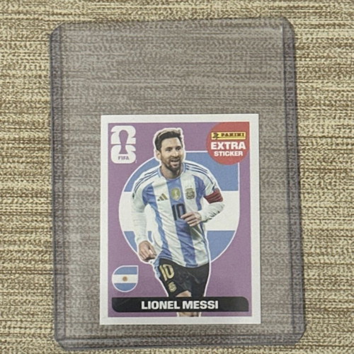 Panini Extra Sticker Lionel Messi Purple like new