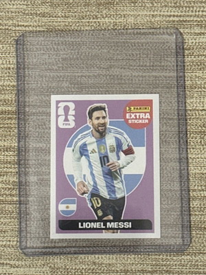 Panini Extra Sticker Lionel Messi Purple like new