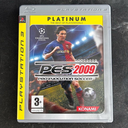 PES 2009 Messi PS3 Game complete like new