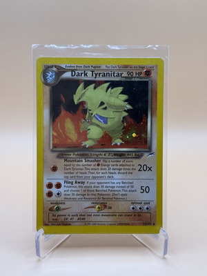 Dark Tyranitar Neo Destiny αγγλική κάρτα μεταχειρισμένη, κατάσταση excellent-