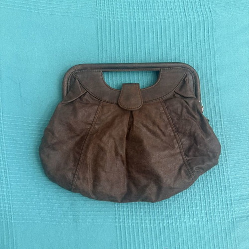 Vintage clutch bag like new, brown