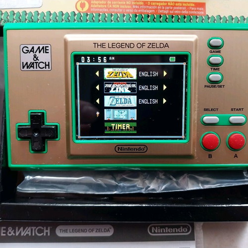 Game & Watch The Legend of Zelda like new, limited edition Nintendo console