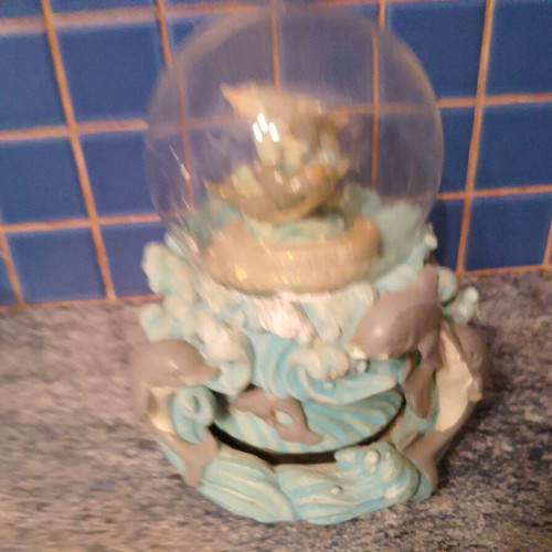 Dolphin Ceramic Figurine used, decorative