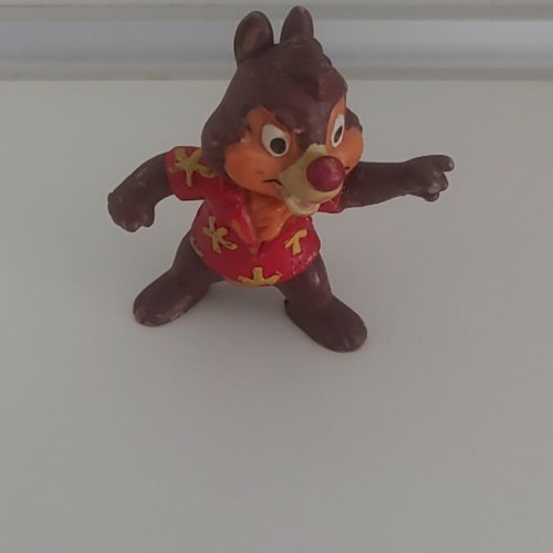 Bullyland Dale figure used, vintage Chip 'n Dale Rescue Rangers