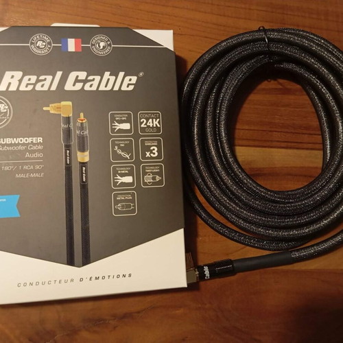Real Cable SUB1801 καλώδιο υπογούφερ 5μ καινούργιο