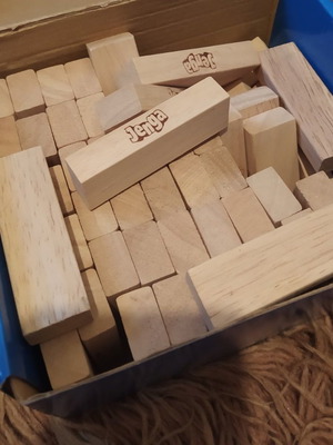 Jenga αυθεντικό 54 ξύλινα τουβλάκια like new