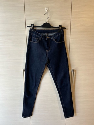 Skinny fit dark blue jeans like new, size S