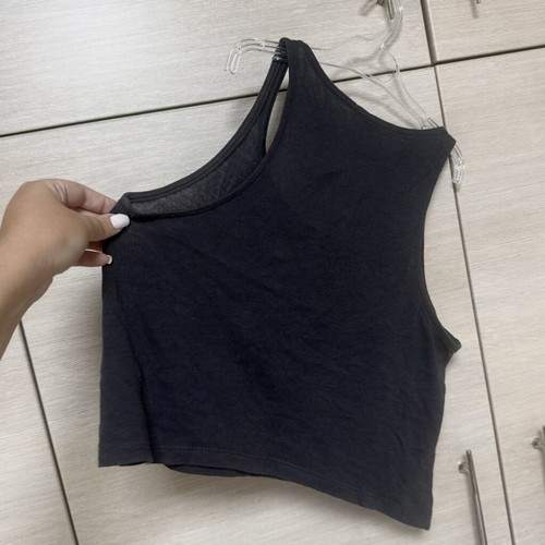 Bershka Crop Top Sleeveless Cotton Tank Soft Fabric Like New