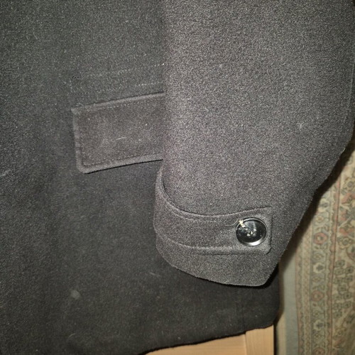 Men's Montgomery Duffle Coat used, black, size L to XL