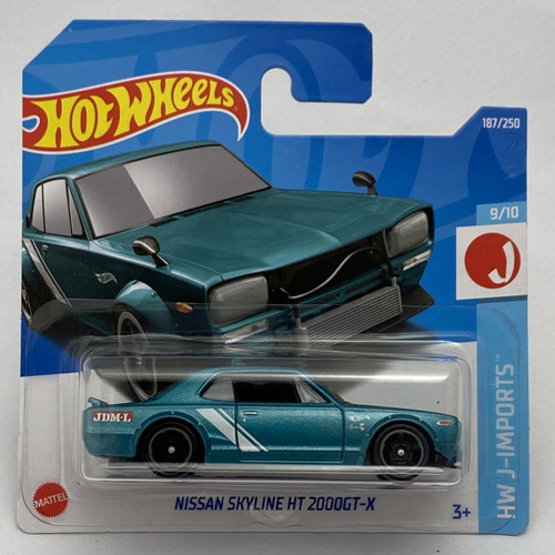 Nissan Skyline HT 2000GT-X blue Hot Wheels J-Imports