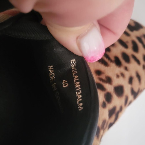 Burberry ballerinas used with pony skin, multicolor, size 40