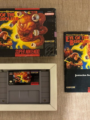 Advanced D&D Eye of the Beholder Nintendo SNES пълен