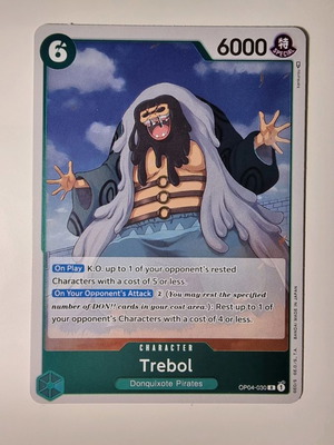 Trebol One Piece Card Game OP04-030 Rare