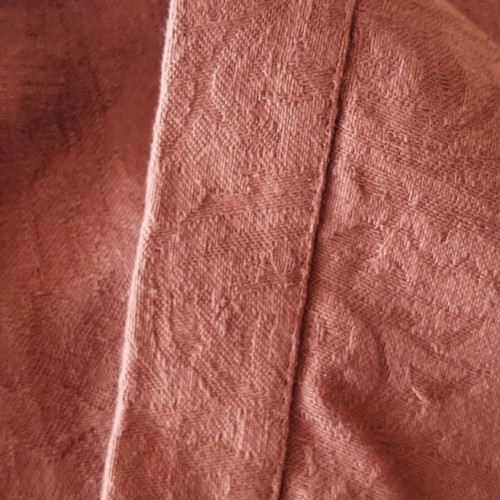 Zara Home 100% Cotton Tablecloth new, terracotta floral jacquard 250×170cm