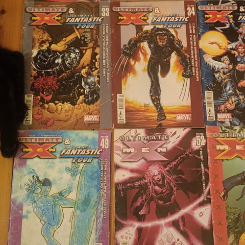 Ultimate X-Men comics used, set of 13 Greek issues by Anubis
