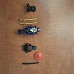 LEGO Ninjago Overlord (Crystallized) & Stone Army Warrior figures