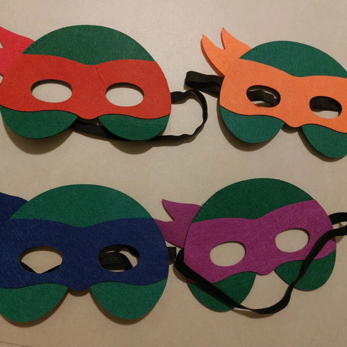 Ninja Turtle Masks new in excellent condition