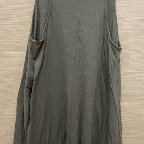 Cotton khaki asymmetrical t-shirt size M like new