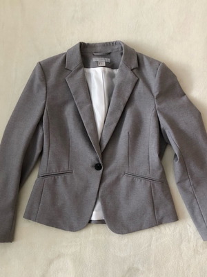 Γυναικείο σακάκι H&M γκρι σαν καινούργιο, μέγεθος L