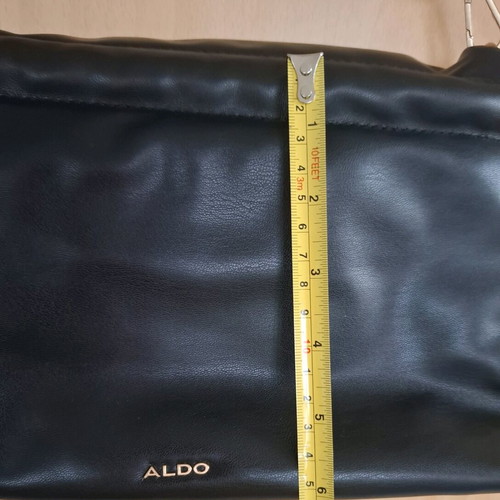 Aldo Eelinora Shoulder Bag like new, black with gold details