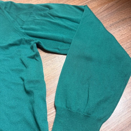 James B. Cook cotton cardigan XXL new, emerald green