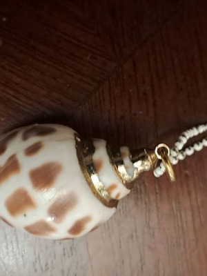 Long summer necklace new with shell