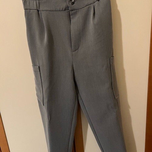 Zara cargo pants gray like new, size S