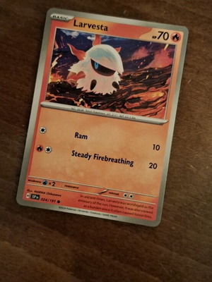 Pokemon Card Larvesta new