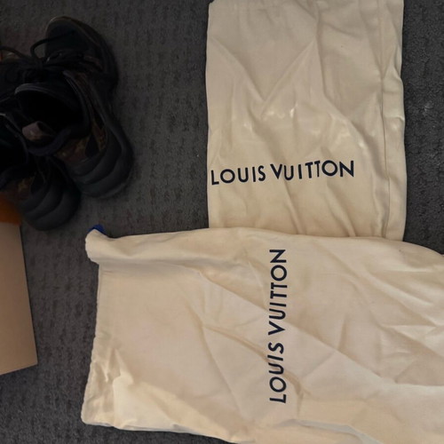 Louis Vuitton Archlight leather trainers 37.5 like new, black and brown