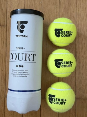 Μπαλάκια τέννις Tretorn Serie+ Court, πακέτο 3, κίτρινα