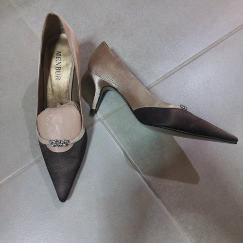 Menbur brown pointed shoes new, size 40