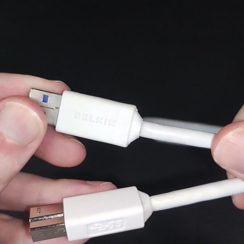 Belkin USB 3.0 Cable USB-A to USB-B like new, 80 cm