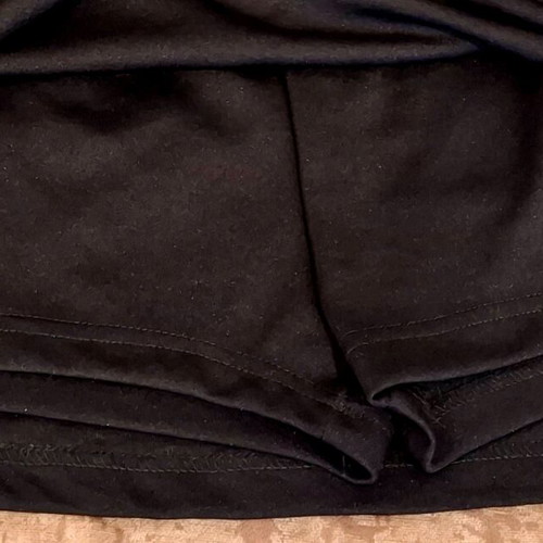 Black skirt shorts like new made of thick fabric