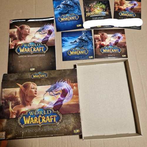 Warcraft PC games used for collection
