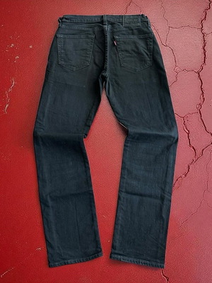 Levi's 514 black denim jeans like new
