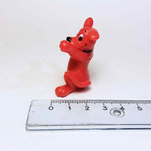 Clifford miniature figure used, plastic