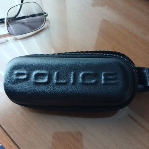 Police sunglasses with original case, black and grey