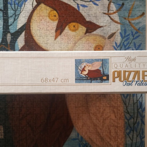 D-toys puzzle 1000 pieces like new from Owl tales collection