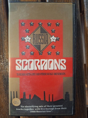 Scorpions Live Russia 1988 VHS used