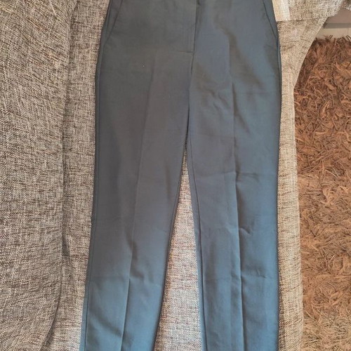 Zara Anthracite Fabric Pants Size L like new