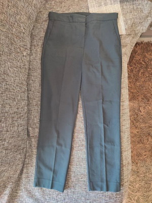 Zara Anthracite Fabric Pants Size L like new